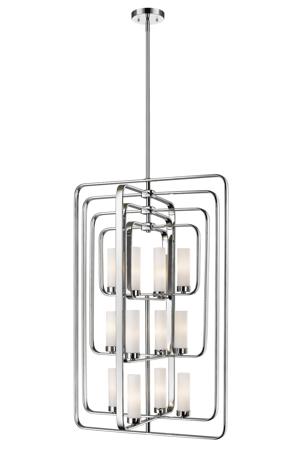 Z-Lite Canada - 12 Light Chandelier - Aideen - Chrome- Union Lighting Luminaires Decor