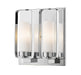 Z-Lite Canada - Two Light Wall Sconce - Aideen - Chrome- Union Lighting Luminaires Decor