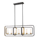 Z-Lite Canada - Seven Light Linear Chandelier - Aideen - Bronze Gold- Union Lighting Luminaires Decor