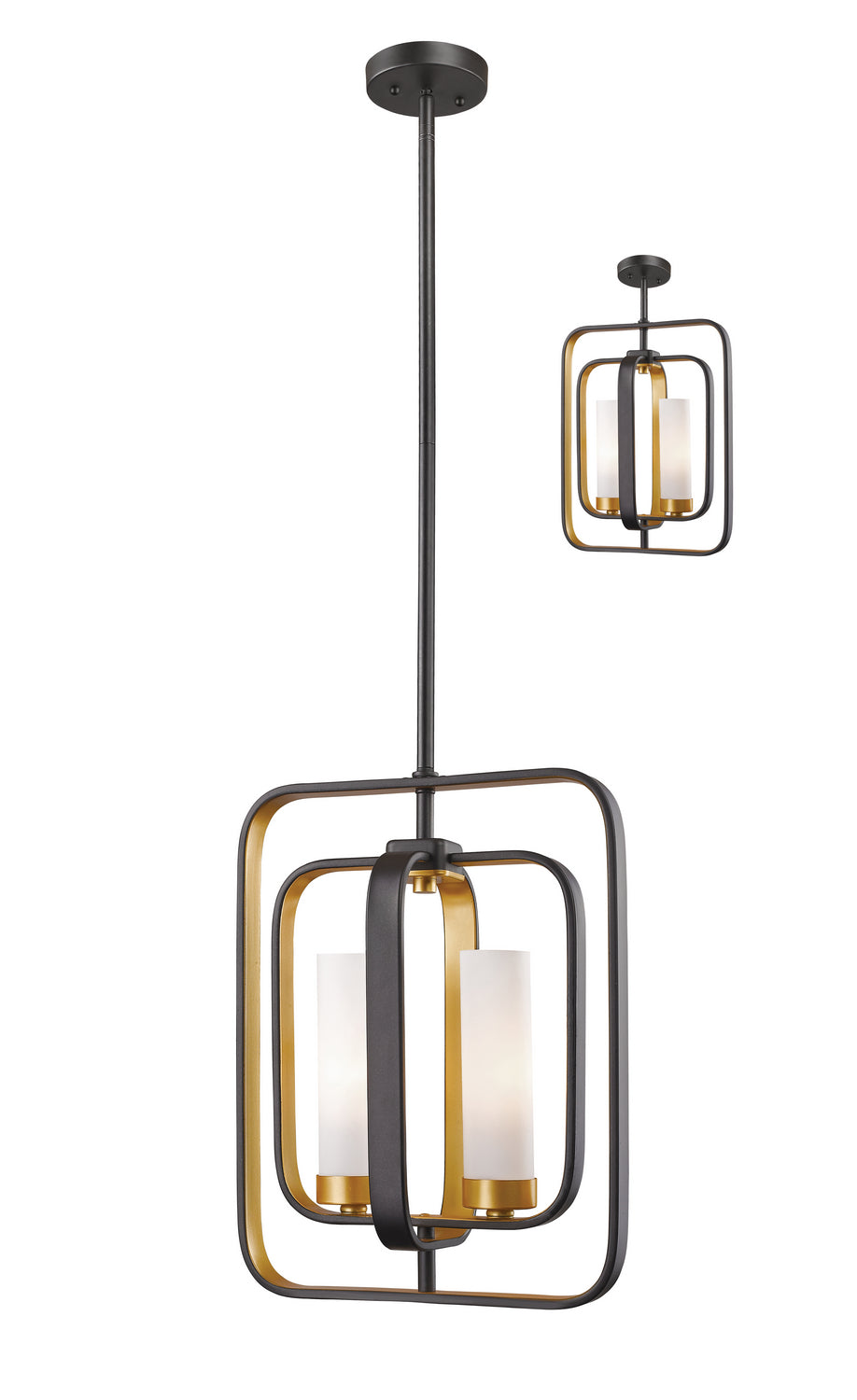 Z-Lite Canada - Two Light Pendant - Aideen - Bronze Gold- Union Lighting Luminaires Decor