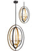 Z-Lite Canada - Three Light Chandelier - Ashling - Bronze Gold- Union Lighting Luminaires Decor