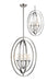 Z-Lite Canada - Four Light Chandelier - Ashling - Brushed Nickel- Union Lighting Luminaires Decor