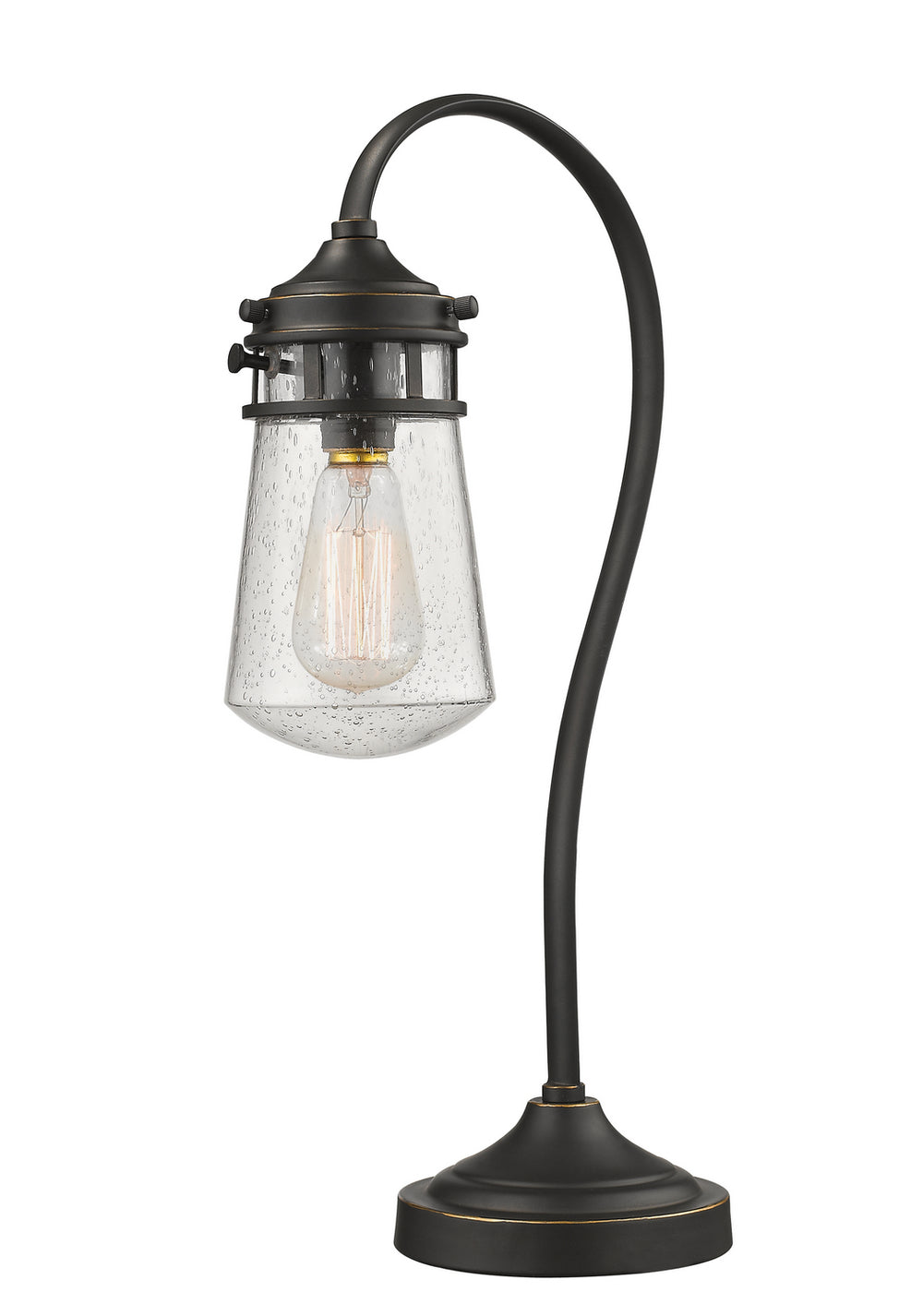 Z-Lite Canada - One Light Table Lamp - Celeste - Olde Bronze- Union Lighting Luminaires Decor