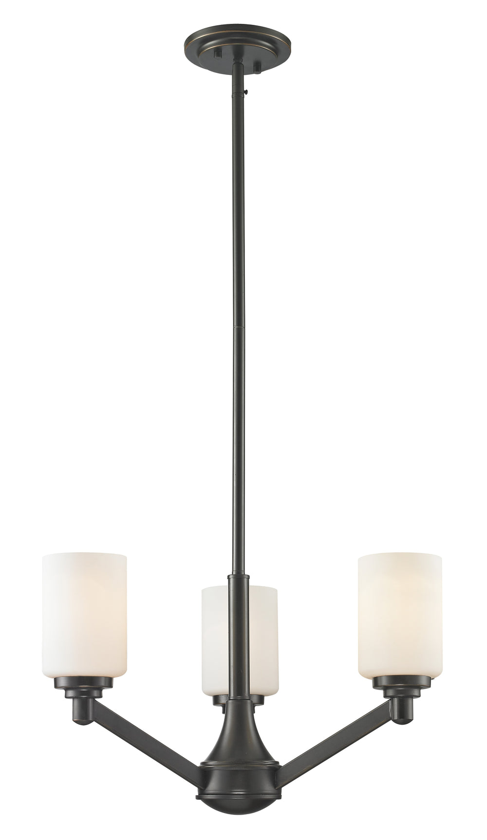 Z-Lite Canada - Three Light Chandelier - Montego - Coppery Bronze- Union Lighting Luminaires Decor
