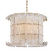 Hudson Valley Canada - Eight Light Chandelier - Brasher - Aged Brass- Union Lighting Luminaires Decor