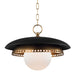 Hudson Valley Canada - One Light Pendant - Herkimer - Aged Brass- Union Lighting Luminaires Decor