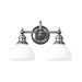 Hudson Valley Canada - Two Light Bath Bracket - Sutton - Polished Nickel- Union Lighting Luminaires Decor