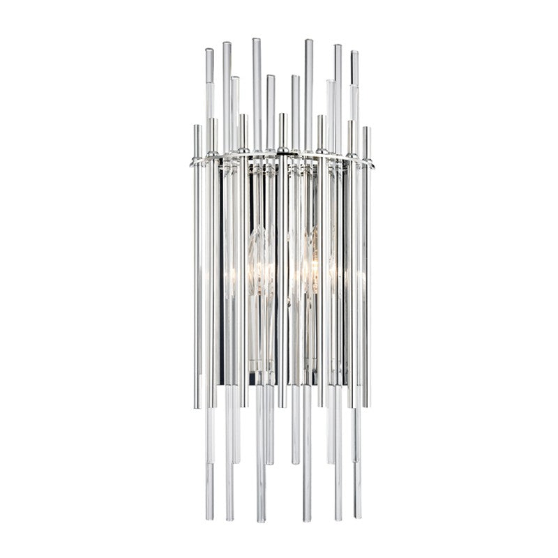 Hudson Valley Canada - Two Light Wall Sconce - Wallis - Polished Nickel- Union Lighting Luminaires Decor