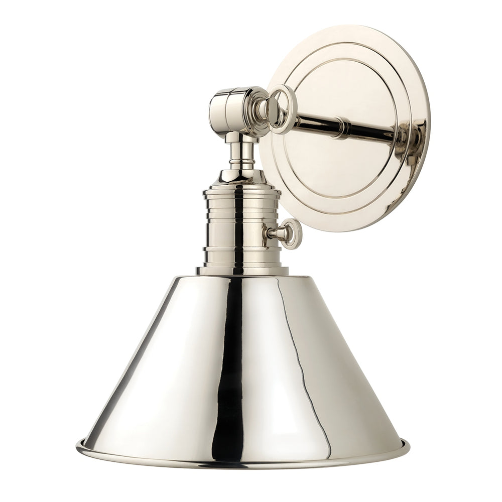 Hudson Valley Canada - One Light Wall Sconce - Garden City - Polished Nickel- Union Lighting Luminaires Decor