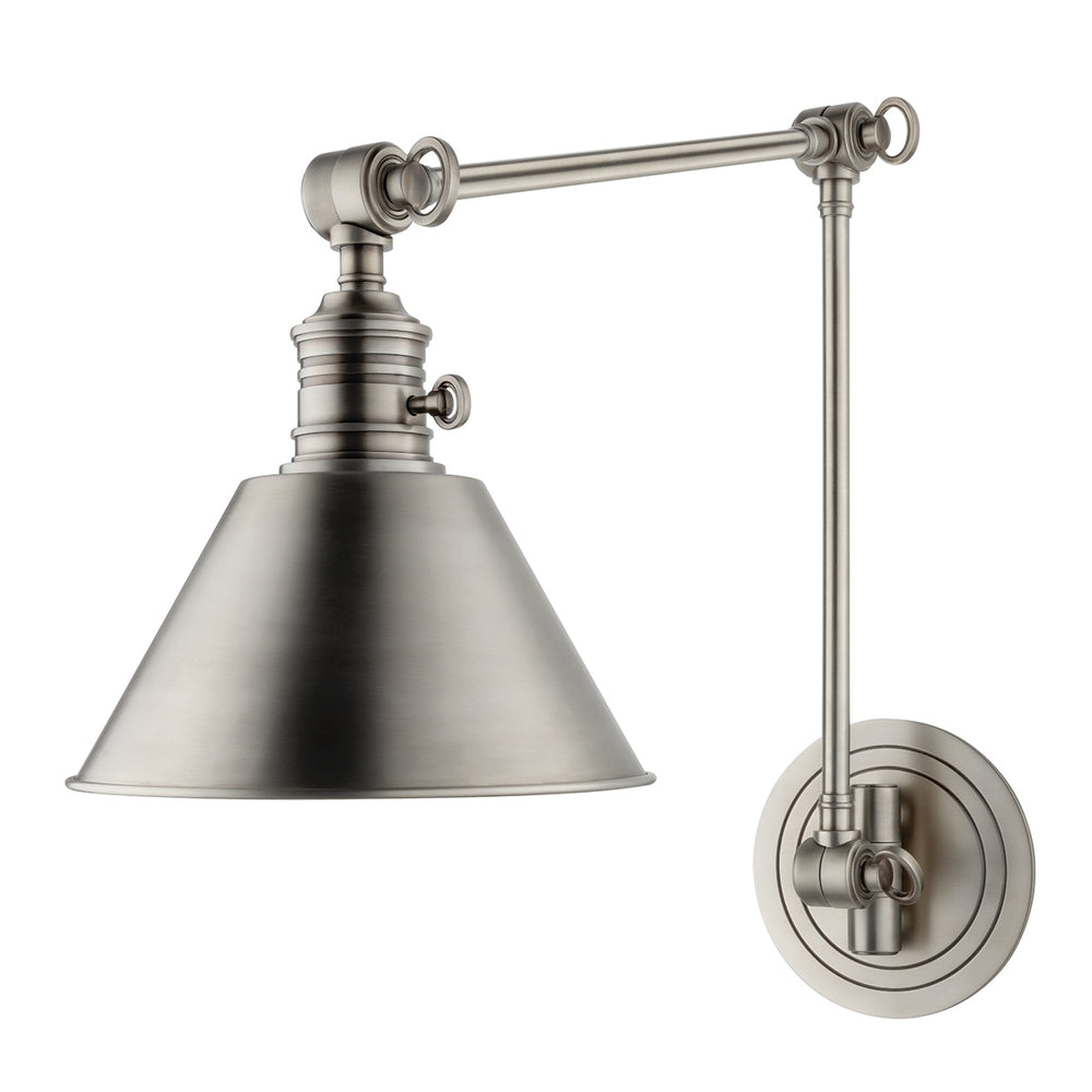 Hudson Valley Canada - One Light Wall Sconce - Garden City - Antique Nickel- Union Lighting Luminaires Decor