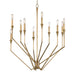 Hudson Valley Canada - Ten Light Chandelier - Archie - Aged Brass- Union Lighting Luminaires Decor