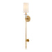 Hudson Valley Canada - One Light Wall Sconce - Amherst - Aged Brass- Union Lighting Luminaires Decor