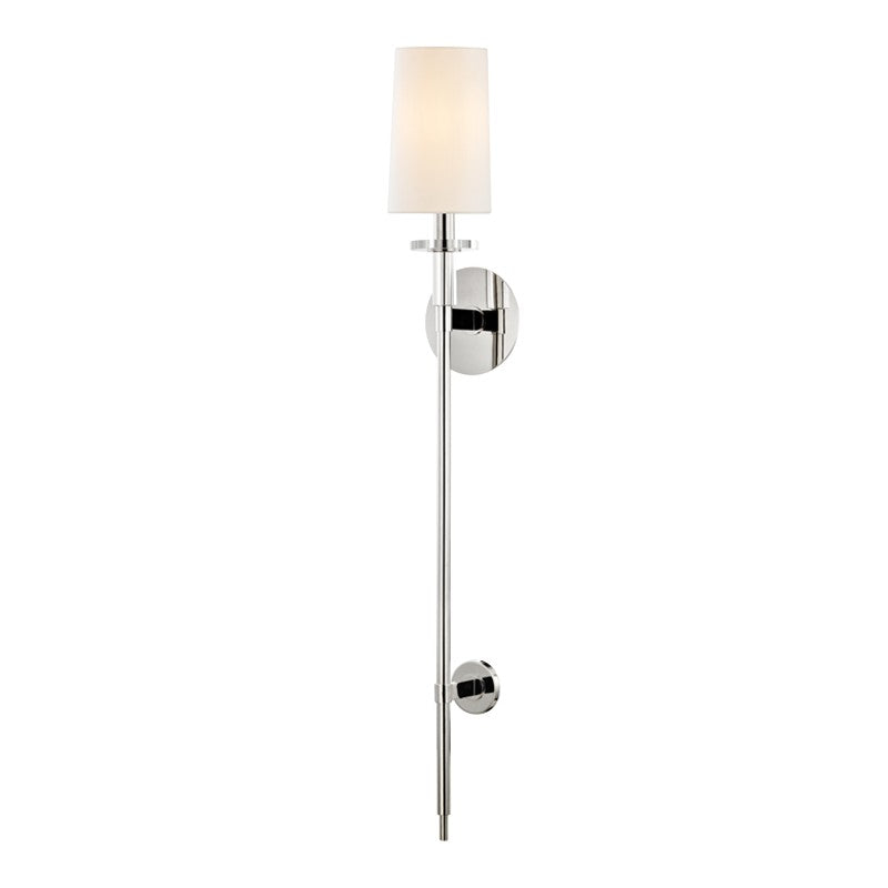 Hudson Valley Canada - One Light Wall Sconce - Amherst - Polished Nickel- Union Lighting Luminaires Decor
