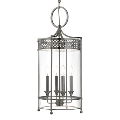 Hudson Valley Canada - Four Light Pendant - Amelia - Antique Nickel- Union Lighting Luminaires Decor