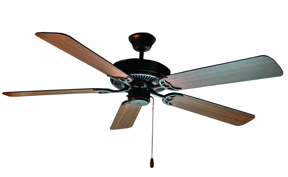 Maxim - 52" Ceiling Fan - Basic-Max - Oil Rubbed Bronze / Walnut / Pecan- Union Lighting Luminaires Decor