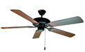 Maxim - 52" Ceiling Fan - Basic-Max - Oil Rubbed Bronze / Walnut / Pecan- Union Lighting Luminaires Decor