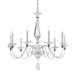 Schonbek - Nine Light Chandelier - Jasmine - Polished Silver- Union Lighting Luminaires Decor