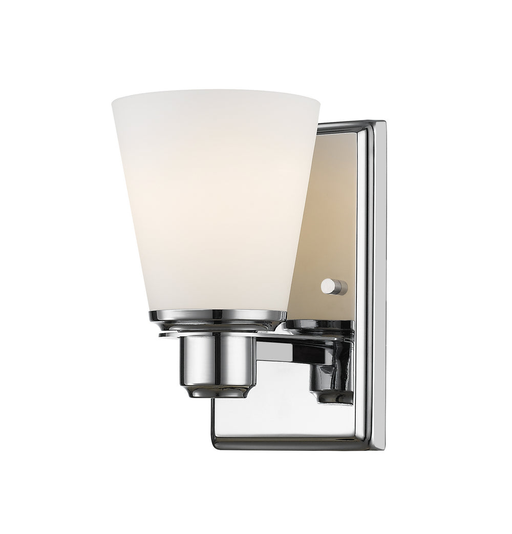 Z-Lite Canada - One Light Wall Sconce - Kayla - Chrome- Union Lighting Luminaires Decor