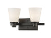 Z-Lite Canada - Two Light Vanity - Kayla - Bronze- Union Lighting Luminaires Decor