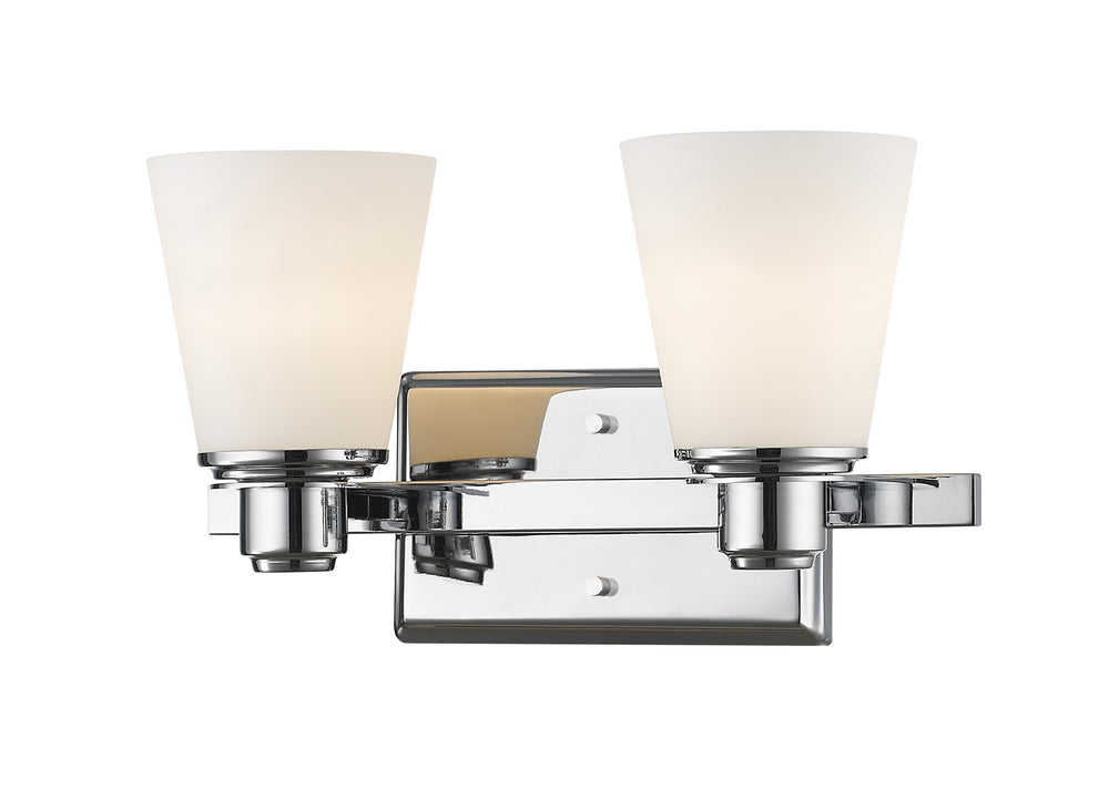 Z-Lite Canada - Two Light Vanity - Kayla - Chrome- Union Lighting Luminaires Decor