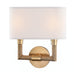 Hudson Valley Canada - Two Light Wall Sconce - Dubois - Aged Brass- Union Lighting Luminaires Decor