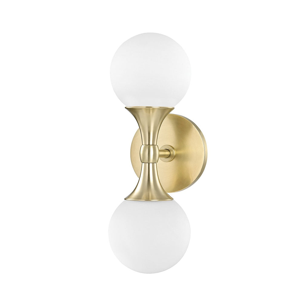 Hudson Valley Canada - LED Wall Sconce - Astoria - Aged Brass- Union Lighting Luminaires Decor