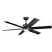 Kichler Canada - 60"Ceiling Fan - Szeplo Patio - Satin Black- Union Lighting Luminaires Decor