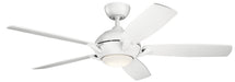 Kichler Canada - 54"Ceiling Fan - Geno - Matte White- Union Lighting Luminaires Decor