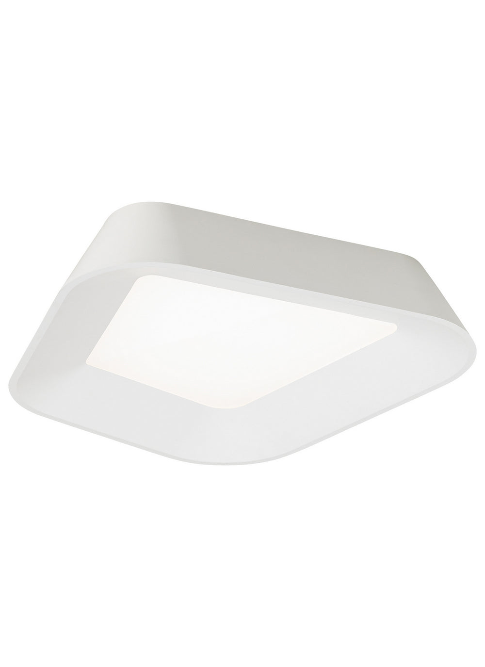 Visual Comfort Modern - LED Flush Mount - Rhonan - Matte White / White- Union Lighting Luminaires Decor