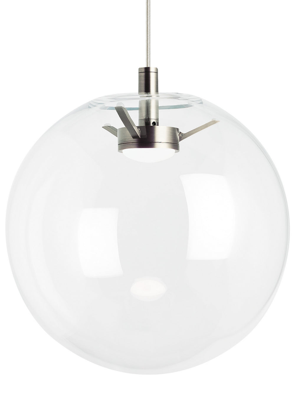 Visual Comfort Modern - LED Pendant - Palona - Satin Nickel- Union Lighting Luminaires Decor