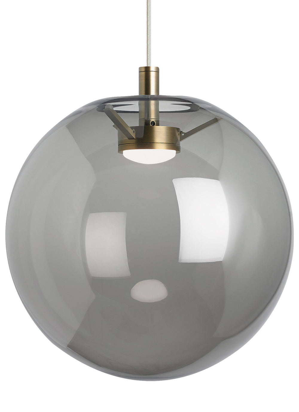 Visual Comfort Modern - LED Pendant - Palona - Aged Brass- Union Lighting Luminaires Decor