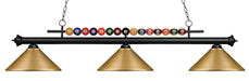 Z-Lite Canada - Three Light Billiard - Shark - Matte Black- Union Lighting Luminaires Decor