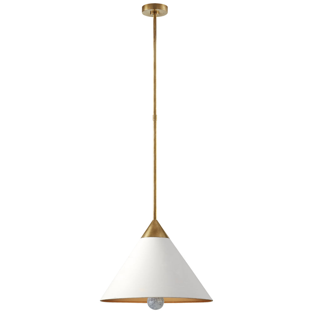 Visual Comfort Signature Canada - LED Pendant - Cleo - Antique-Burnished Brass- Union Lighting Luminaires Decor