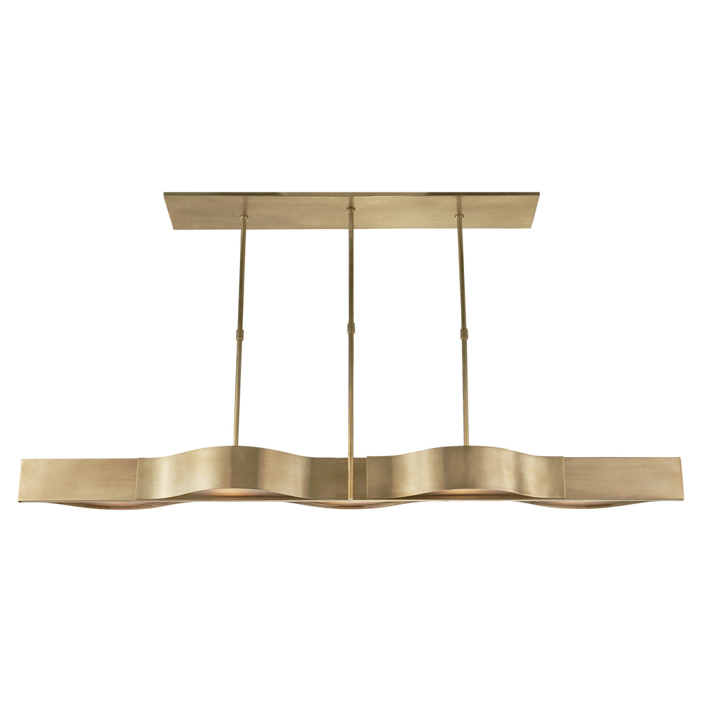 Visual Comfort Signature Canada - Five Light Pendant - Avant - Antique-Burnished Brass- Union Lighting Luminaires Decor