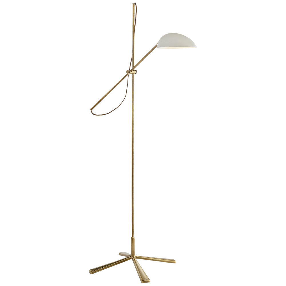 Visual Comfort Signature Canada - One Light Floor Lamp - Graphic - Hand-Rubbed Antique Brass- Union Lighting Luminaires Decor