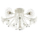 Visual Comfort Signature Canada - Six Light Flush Mount - Keaton - Light Cream- Union Lighting Luminaires Decor