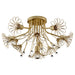 Visual Comfort Signature Canada - Six Light Flush Mount - Keaton - Gild- Union Lighting Luminaires Decor