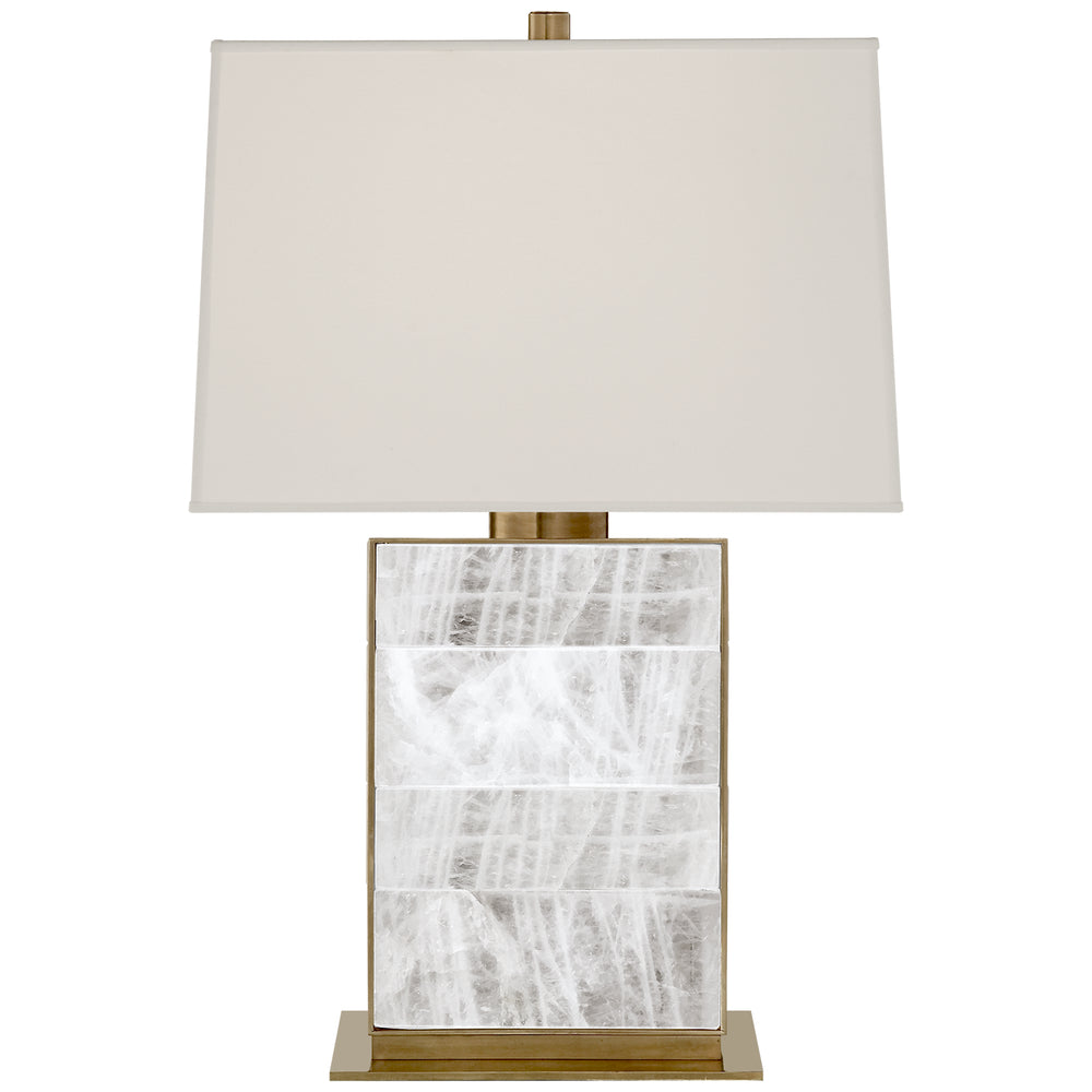 Ralph Lauren Canada - One Light Bedside Lamp - Ellis - Natural Brass- Union Lighting Luminaires Decor