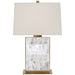 Ralph Lauren Canada - One Light Bedside Lamp - Ellis - Natural Brass- Union Lighting Luminaires Decor