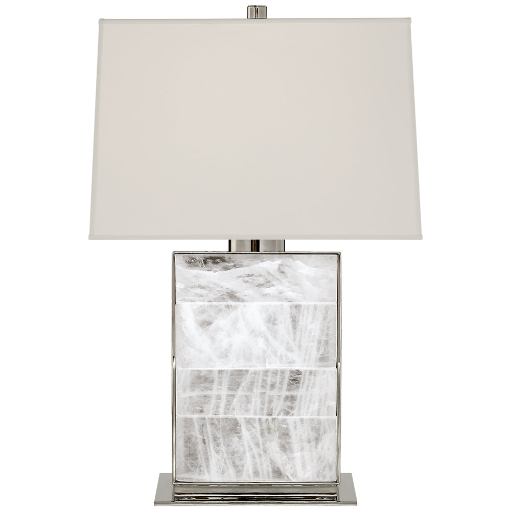 Ralph Lauren Canada - One Light Bedside Lamp - Ellis - Polished Nickel- Union Lighting Luminaires Decor