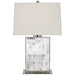 Ralph Lauren Canada - One Light Bedside Lamp - Ellis - Polished Nickel- Union Lighting Luminaires Decor