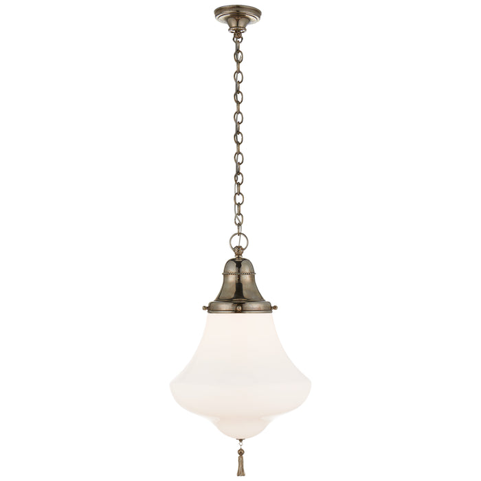 Ralph Lauren Canada - One Light Pendant - Xavier - Butler's Silver- Union Lighting Luminaires Decor