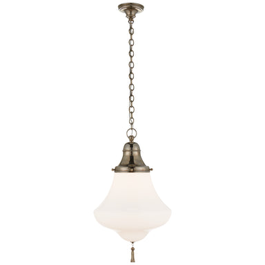 Ralph Lauren Canada - One Light Pendant - Xavier - Butler's Silver- Union Lighting Luminaires Decor