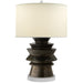 Visual Comfort Signature Canada - One Light Table Lamp - Stacked Disk - Crystal Bronze- Union Lighting Luminaires Decor