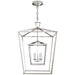 Visual Comfort Signature Canada - Four Light Lantern - Darlana Double Cage - Polished Nickel- Union Lighting Luminaires Decor
