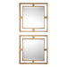 Uttermost - Mirror, Set Of 2 - Allick - Antiqued Gold Leaf- Union Lighting Luminaires Decor
