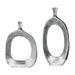 Uttermost - Vases, S/2 - Cierra - Textured Nickel- Union Lighting Luminaires Decor