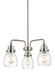 Generation Lighting Canada - Three Light Chandelier - Belton - Brushed Nickel- Union Lighting Luminaires Decor
