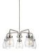Generation Lighting Canada - Five Light Chandelier - Belton - Brushed Nickel- Union Lighting Luminaires Decor