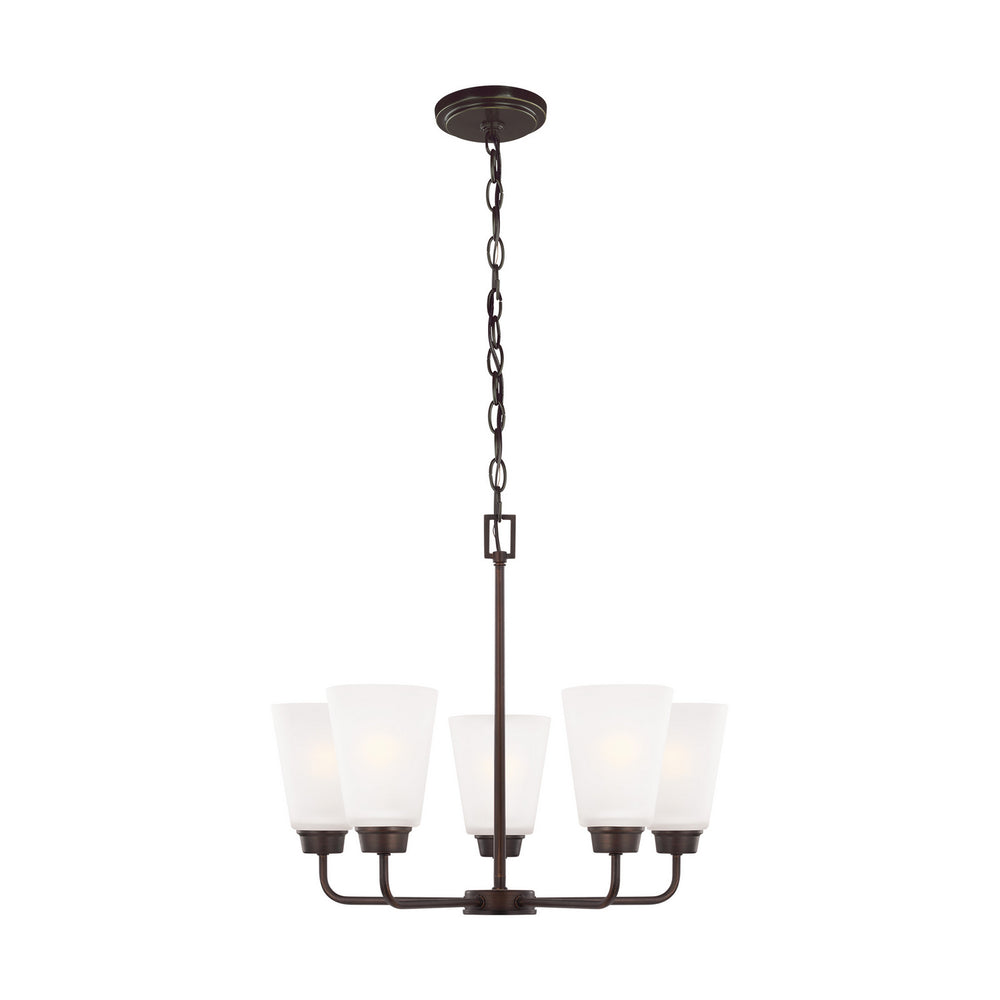 Generation Lighting Canada - Five Light Chandelier - Kerrville - Bronze- Union Lighting Luminaires Decor